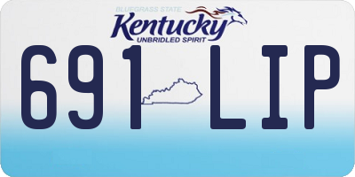 KY license plate 691LIP