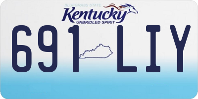 KY license plate 691LIY