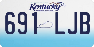 KY license plate 691LJB