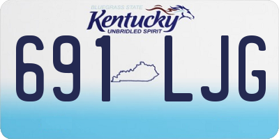 KY license plate 691LJG
