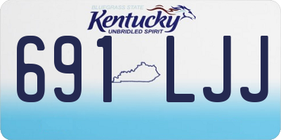 KY license plate 691LJJ