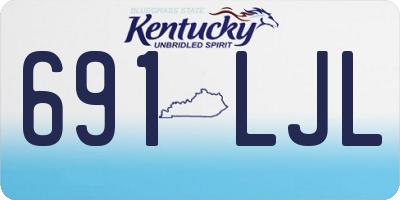 KY license plate 691LJL