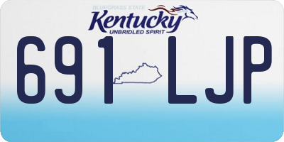 KY license plate 691LJP