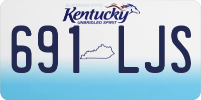 KY license plate 691LJS