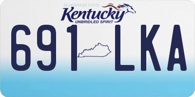 KY license plate 691LKA