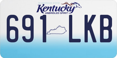 KY license plate 691LKB