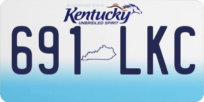 KY license plate 691LKC