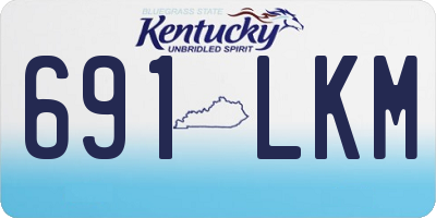 KY license plate 691LKM