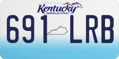 KY license plate 691LRB
