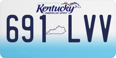 KY license plate 691LVV