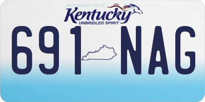 KY license plate 691NAG