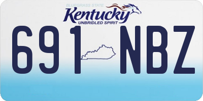 KY license plate 691NBZ