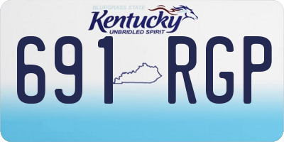 KY license plate 691RGP