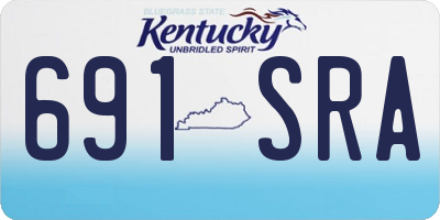 KY license plate 691SRA