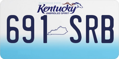 KY license plate 691SRB