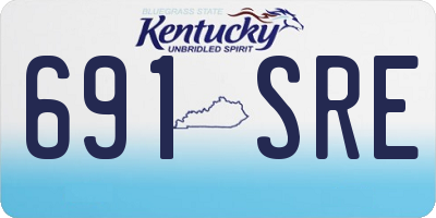 KY license plate 691SRE
