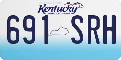 KY license plate 691SRH