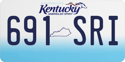 KY license plate 691SRI