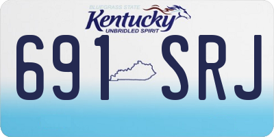 KY license plate 691SRJ