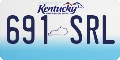 KY license plate 691SRL