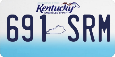 KY license plate 691SRM