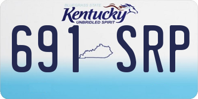 KY license plate 691SRP