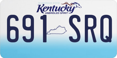 KY license plate 691SRQ
