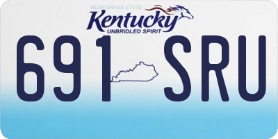 KY license plate 691SRU