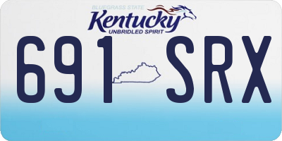 KY license plate 691SRX