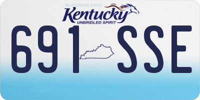 KY license plate 691SSE
