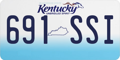 KY license plate 691SSI