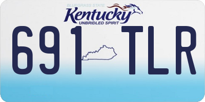 KY license plate 691TLR