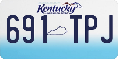 KY license plate 691TPJ