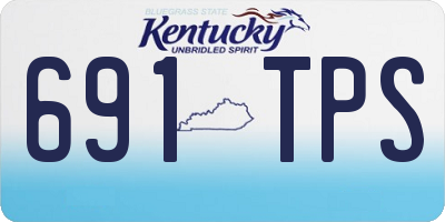 KY license plate 691TPS
