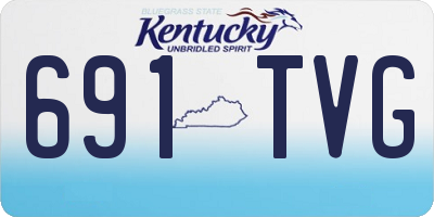KY license plate 691TVG