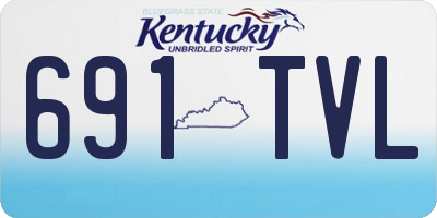 KY license plate 691TVL