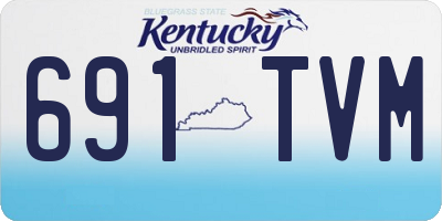 KY license plate 691TVM