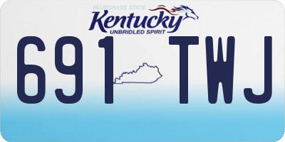 KY license plate 691TWJ
