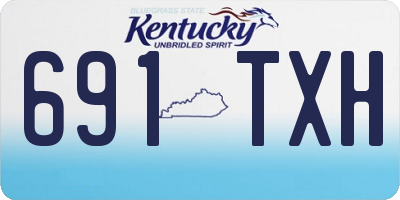 KY license plate 691TXH