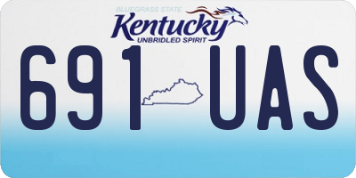 KY license plate 691UAS