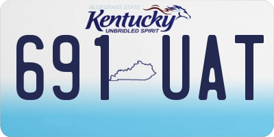 KY license plate 691UAT