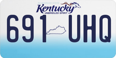 KY license plate 691UHQ