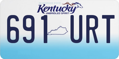 KY license plate 691URT