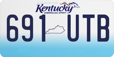 KY license plate 691UTB
