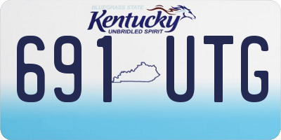 KY license plate 691UTG