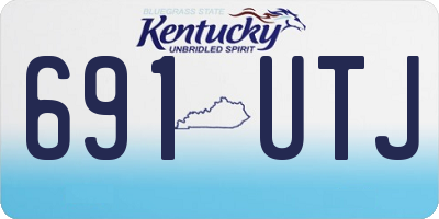 KY license plate 691UTJ