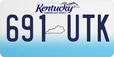 KY license plate 691UTK