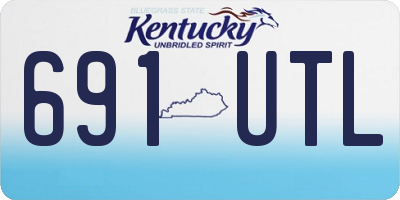 KY license plate 691UTL