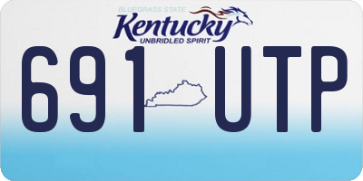 KY license plate 691UTP