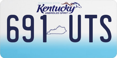 KY license plate 691UTS